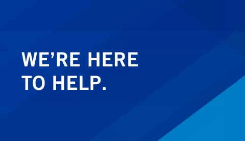 we're here to help