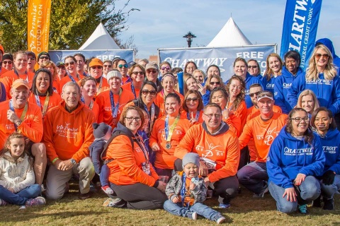 Chartway and We Promise Foundation team at Norfolk Harbor Half Marathon 2017