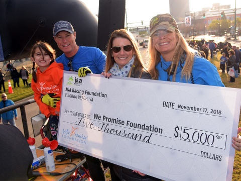 We Promise 5K Check Presentation