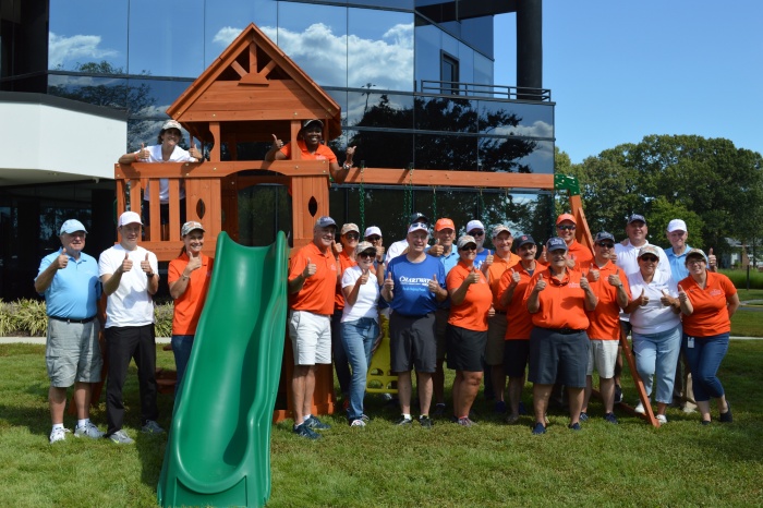 chartway leadership builds a playground