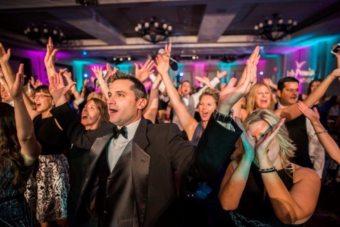 Crowd of people dancing at the 11th Annual Diamond in the Sky Gala