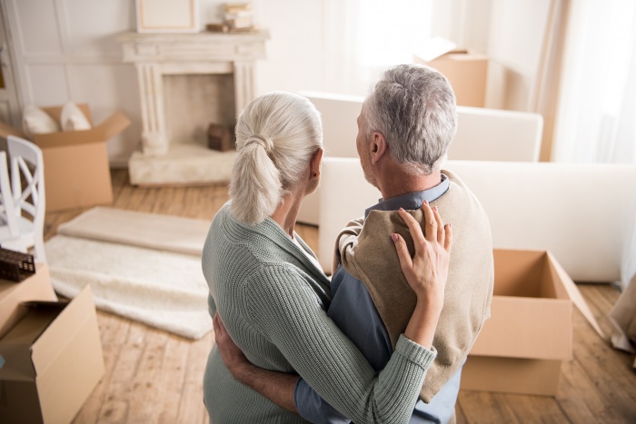 Senior Couple Inside Home