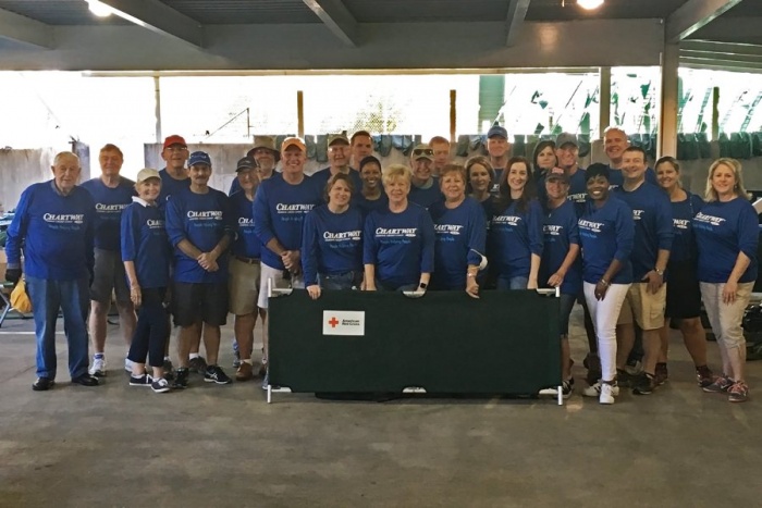 Chartway Board & Leaders Volunteer in Houston — group photo