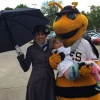 Mary Poppins, Hazel, and Utah Bee — — Utah Bees game with Chartway and Make-A-Wish