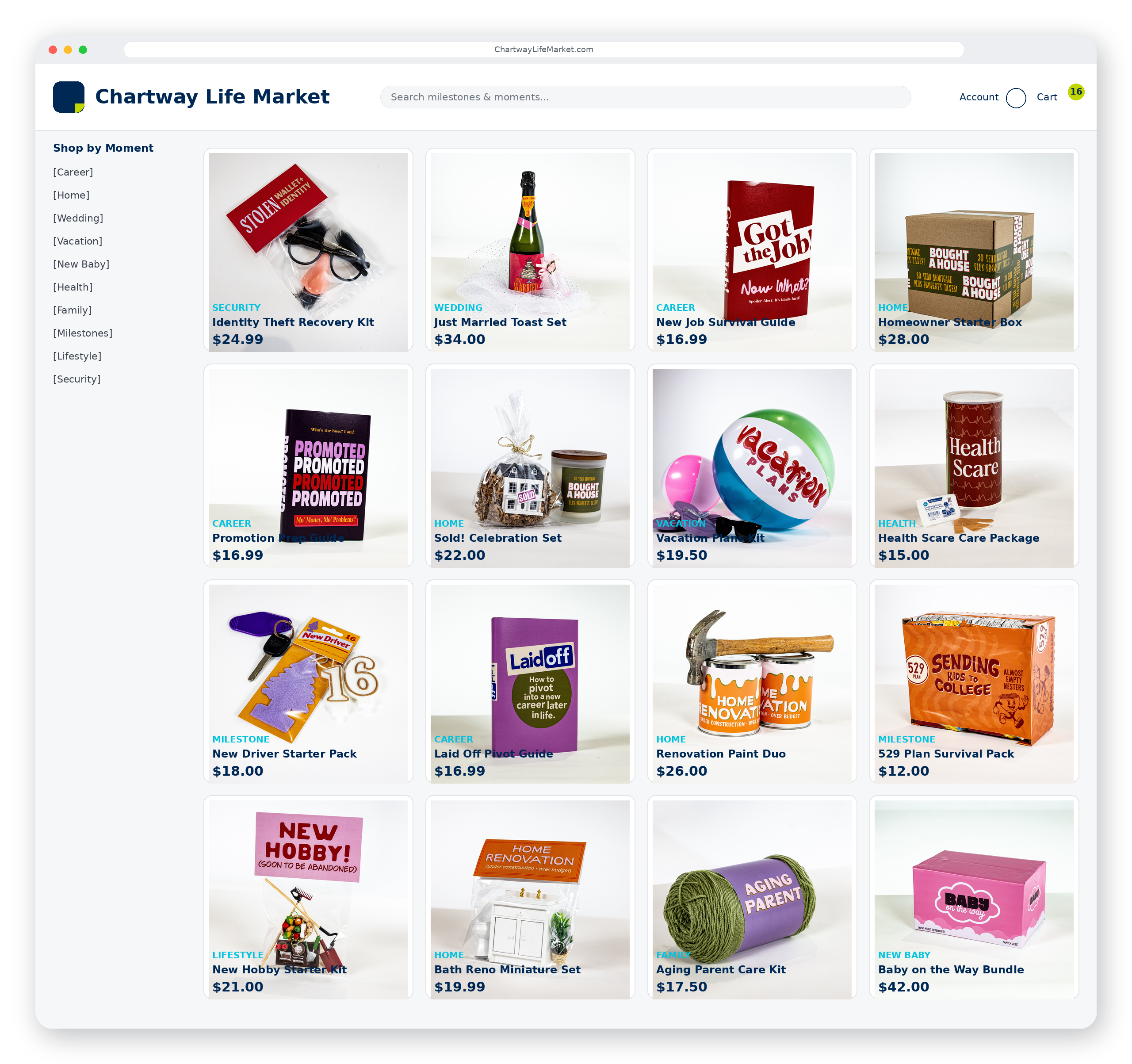 Chartway Life Market concept