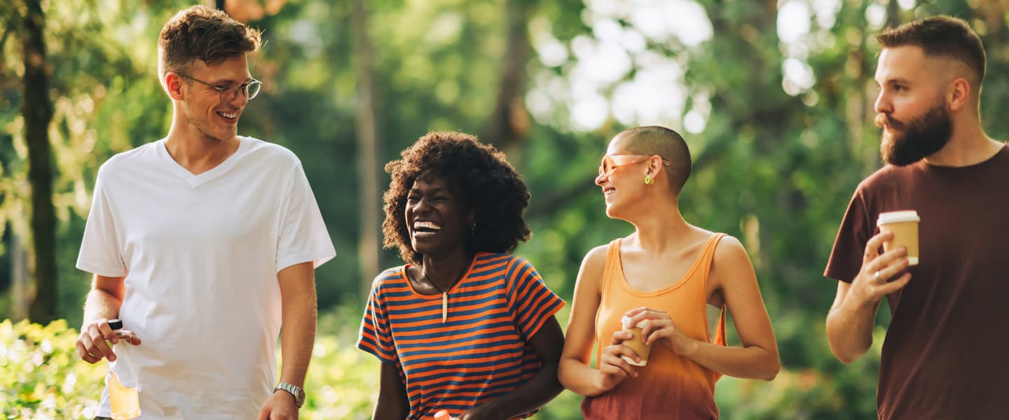 A group of friends enjoying time together