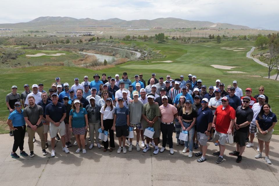 Teeing up at Putting for Promises Utah 2022