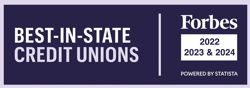 Best in State Credit Unions - Forbes 2022 Powered by Statista