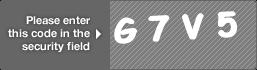 captcha code for visual authentication  letter G number 7 letter V number 5
