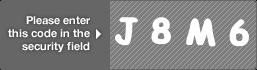 captcha code for visual authentication  letter J number 8 letter M number 6