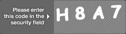 captcha code for visual authentication  letter H number 8 letter A number 7