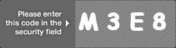 captcha code for visual authentication  letter M number 3 letter E number 8