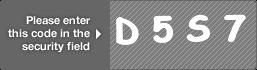 captcha code for visual authentication  letter D number 5 letter S number 7