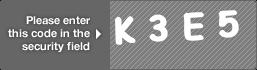 captcha code for visual authentication  letter K number 3 letter E number 5
