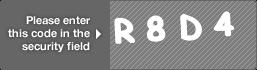 captcha code for visual authentication  letter R number 8 letter D number 4