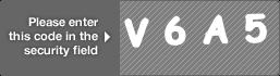 captcha code for visual authentication  letter V number 6 letter A number 5