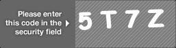 captcha code for visual authentication  number 5 letter T number 7 letter Z