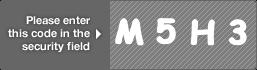 captcha code for visual authentication  letter M number 5 letter H number 3