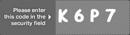captcha code for visual authentication  letter K number 6 letter P number 7