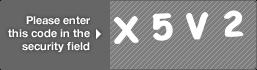 captcha code for visual authentication  letter X number 5 letter V number 2