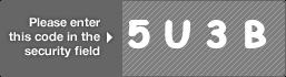 captcha code for visual authentication  number 5 letter U number 3 letter B