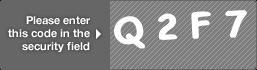 captcha code for visual authentication  letter Q number 2 letter F number 7