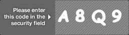 captcha code for visual authentication  letter A number 8 letter Q number 9