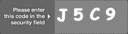 captcha code for visual authentication  letter J number 5 letter C number 9