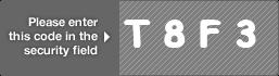 captcha code for visual authentication  letter T number 8 letter F number 3