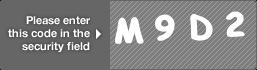 captcha code for visual authentication  letter M number 9 letter D number 2