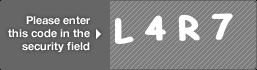 captcha code for visual authentication  letter L number 4 letter R number 7