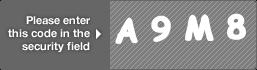 captcha code for visual authentication  letter A number 9 letter M number 8