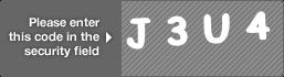 captcha code for visual authentication  letter J number 3 letter U number 4
