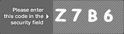 captcha code for visual authentication  letter Z number 7 letter B number 6