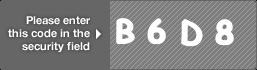 captcha code for visual authentication  letter B number 6 letter D number 8