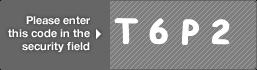 captcha code for visual authentication  letter T number 6 letter P number 2