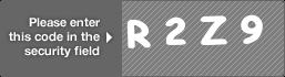 captcha code for visual authentication  letter R number 2 letter Z number 9
