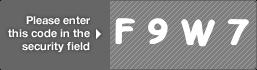 captcha code for visual authentication  letter F number 9 letter W number 7