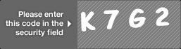 captcha code for visual authentication  letter K number 7 letter G number 2