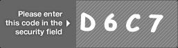 captcha code for visual authentication  letter D number 6 letter C number 7