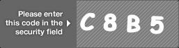 captcha code for visual authentication  letter C number 8 letter B number 5
