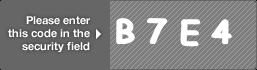 captcha code for visual authentication  letter B number 7 letter E number 4