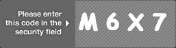 captcha code for visual authentication  letter M number 6 letter X number 7