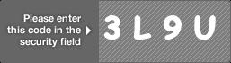 captcha code for visual authentication  number 3 letter L number 9 letter U