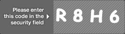 captcha code for visual authentication  letter R number 8 letter H number 6