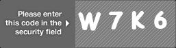 captcha code for visual authentication  letter W number 7 letter K number 6