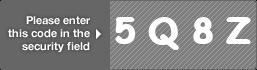 captcha code for visual authentication  number 5 letter Q number 8 letter Z