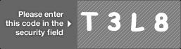 captcha code for visual authentication  letter T number 3 letter L number 8