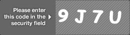 captcha code for visual authentication  number 9 letter J number 7 letter U