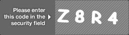captcha code for visual authentication  letter Z number 8 letter R number 4